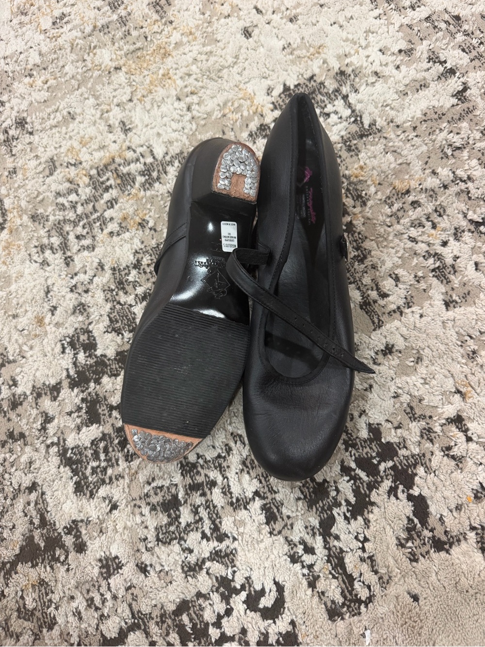 Black Mary Jane Tap Shoes